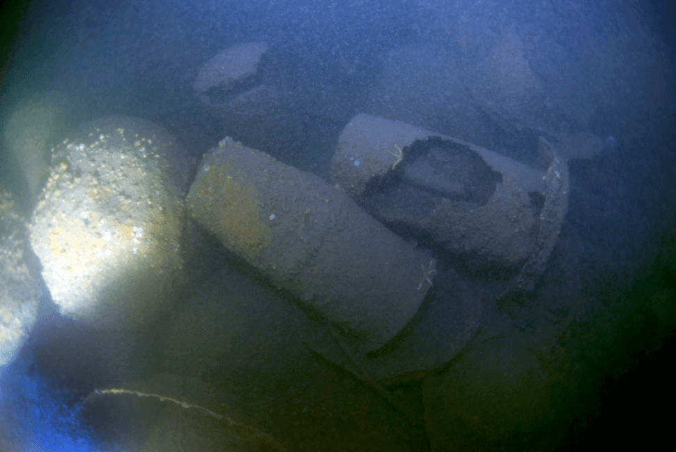 naval sea mines and depth charges