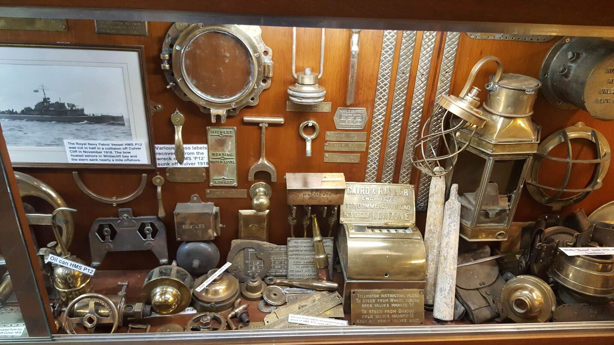 maritime museum ww1 shipwreck artefacts