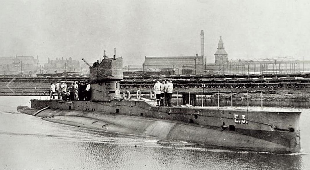 Submarine Attacks and Their Wrecks HMS E.3